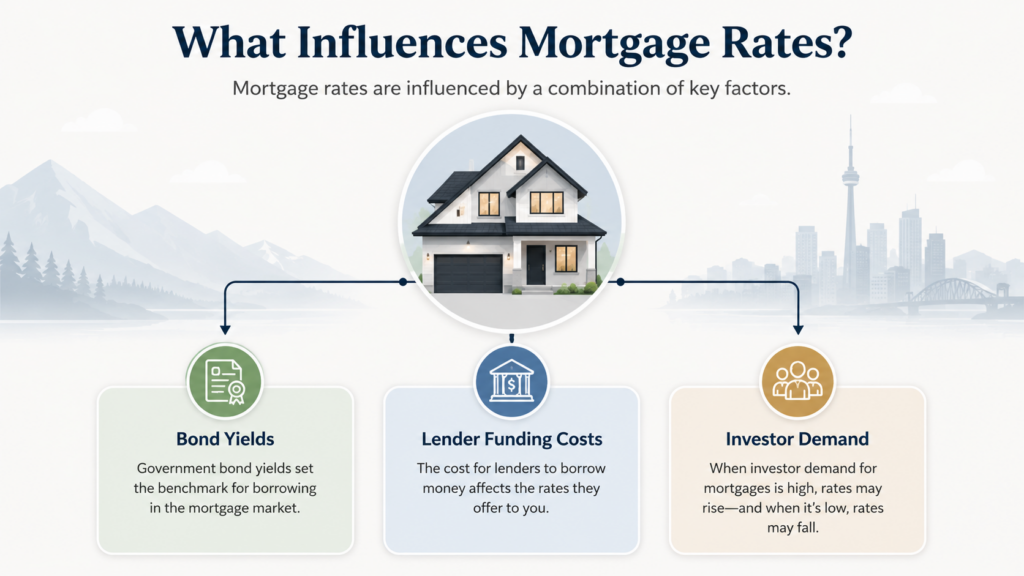 Fixed mortgage rates Canada and bond yields explained